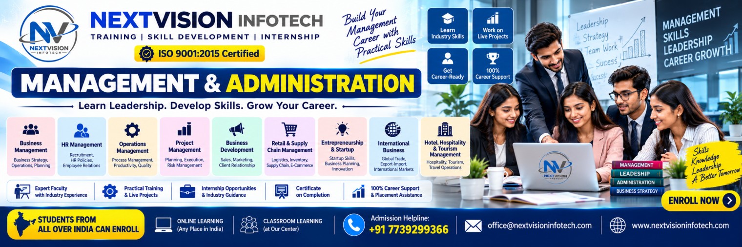 Management Internship - 1 Month Banner
